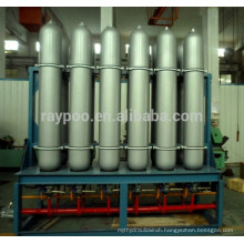 Hydraulic accumulator set for hydraulic extrusion machine